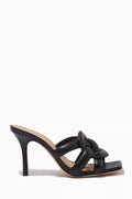 Kellie Mule Heels in Leather