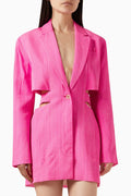 La Robe Bari Mini Dress in Viscose-silk