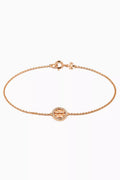Miller Pavé Chain Bracelet in 18kt Gold-plated Brass