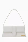 Medium Le Bambino Long Shoulder Bag in Smooth Leather
