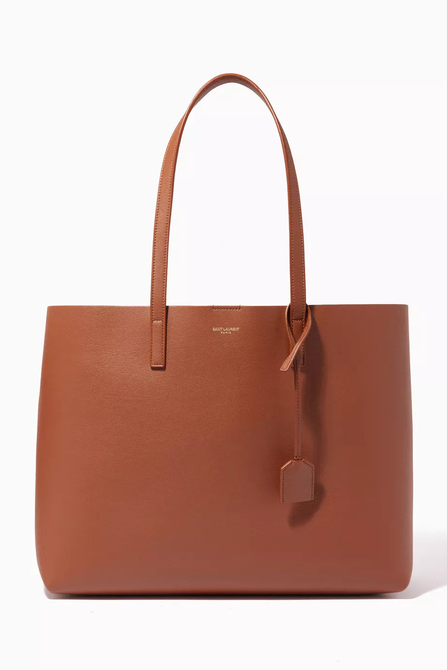 E/W Shopping Bag in Leather