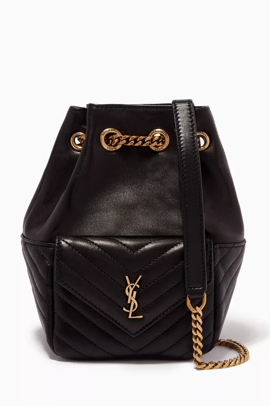 Joe Mini Bucket Bag in Quilted Lambskin