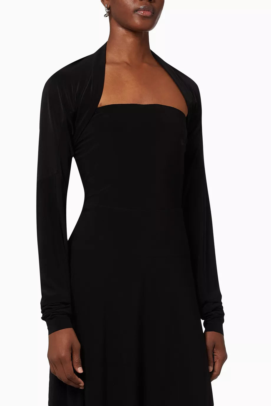 Crop Shrug in Poly Lycra