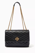 Kira Chevron Convertible Bag in Quilted leather
