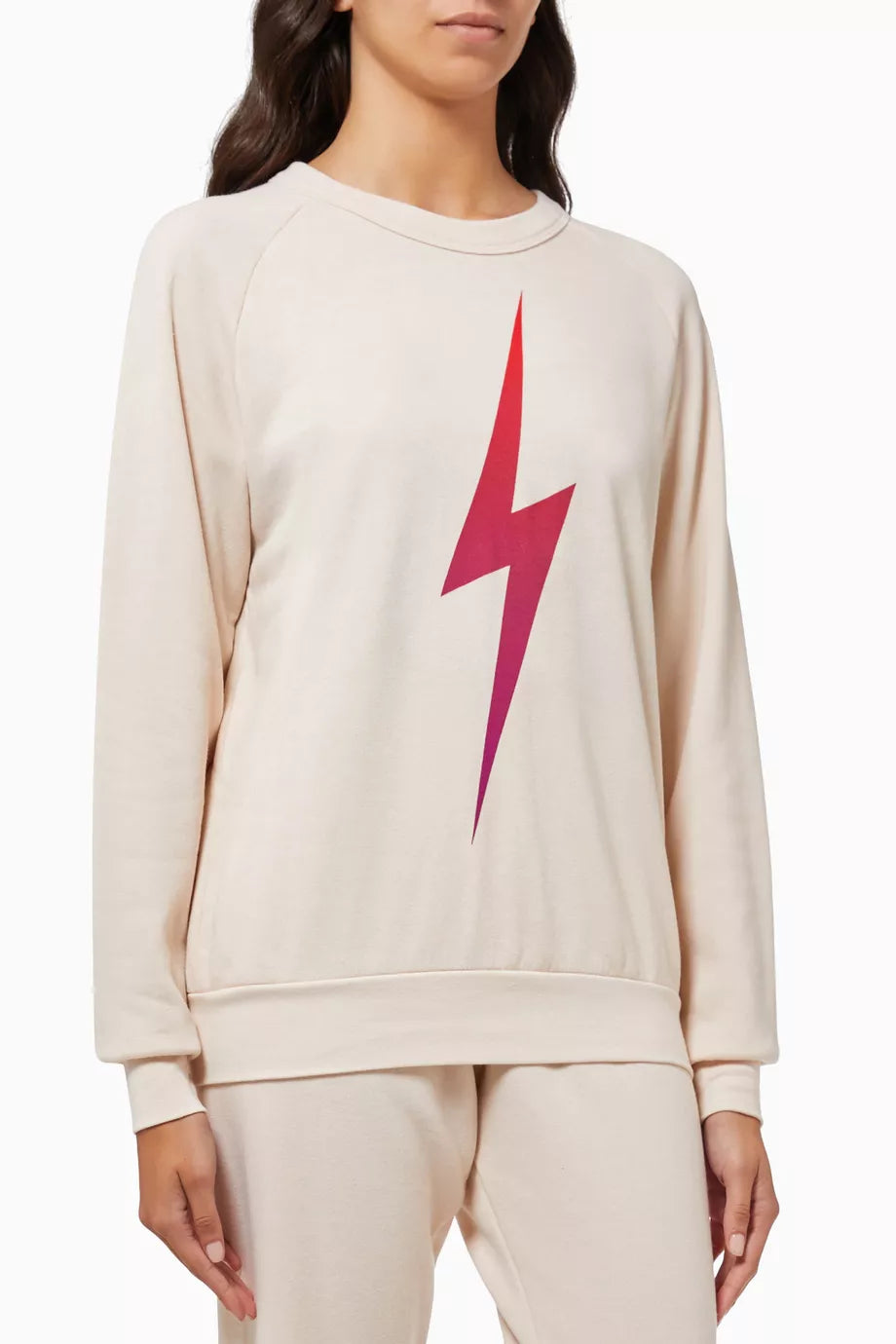 Bolt Fade Sweatshirt in Cotton Jersey