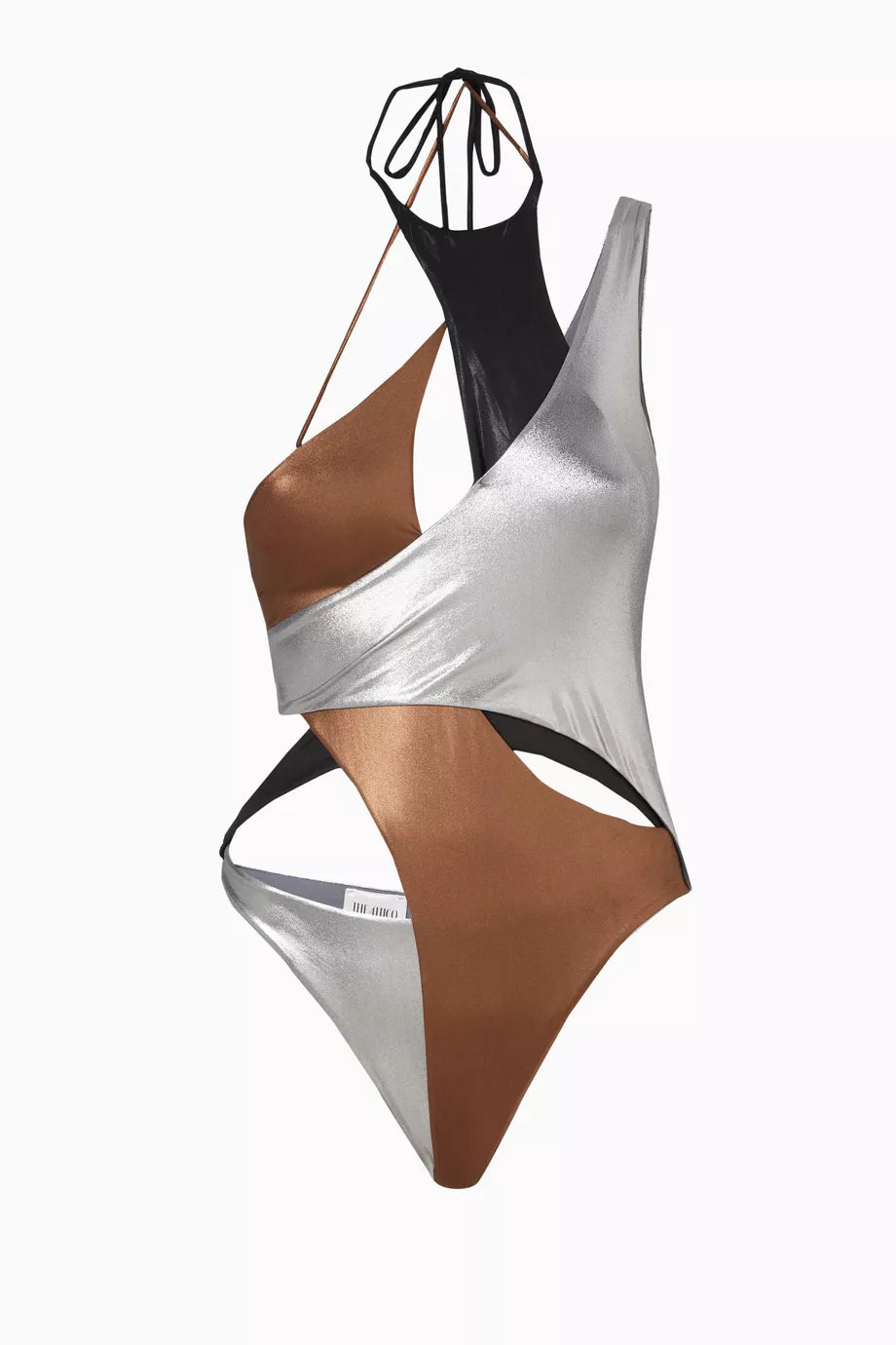 Cut Out Swimsuit in Stretch Nylon
