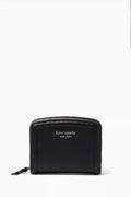 Knott Small Compact Wallet in Pebbled Leather