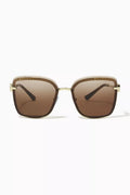 BVLGARI Square Sunglasses in Metal