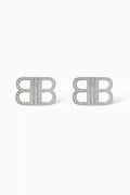 BB 2.0 Rhinestone Earrings in Metal