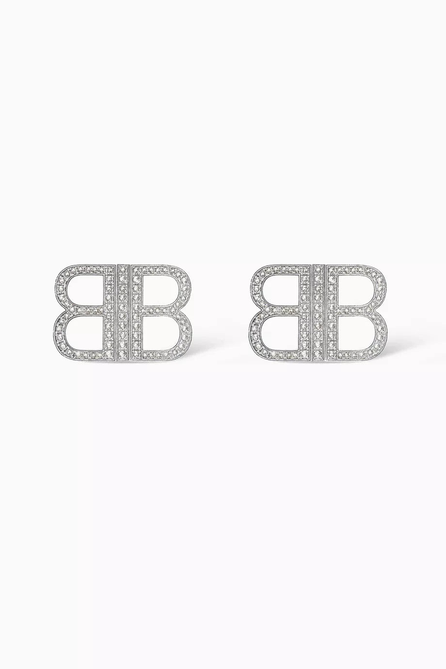 BB 2.0 Rhinestone Earrings in Metal