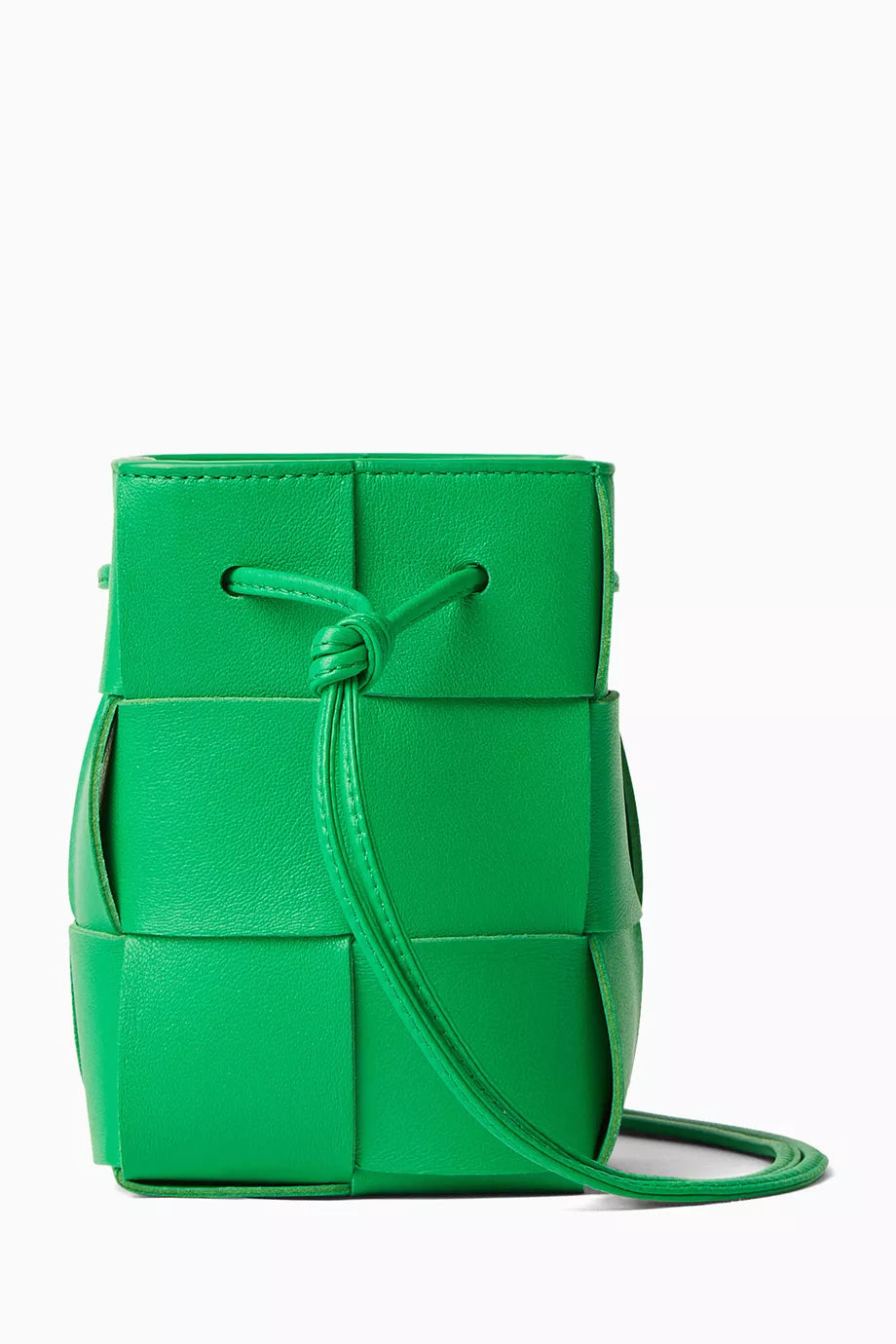 Mini Cassette Bag in Intrecciato Leather