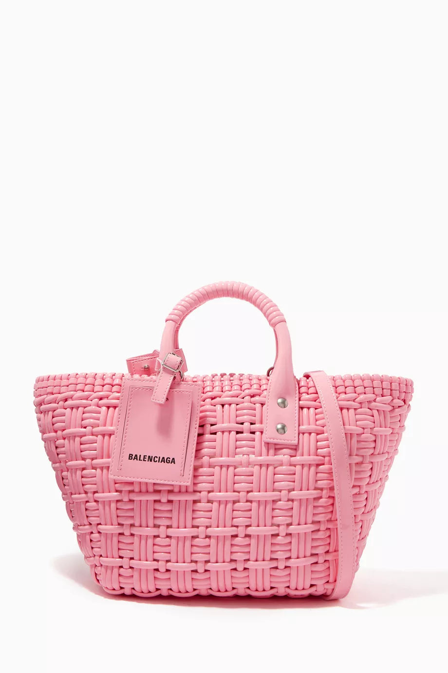 Bistro XS Basket in Varnished Faux Calfskin