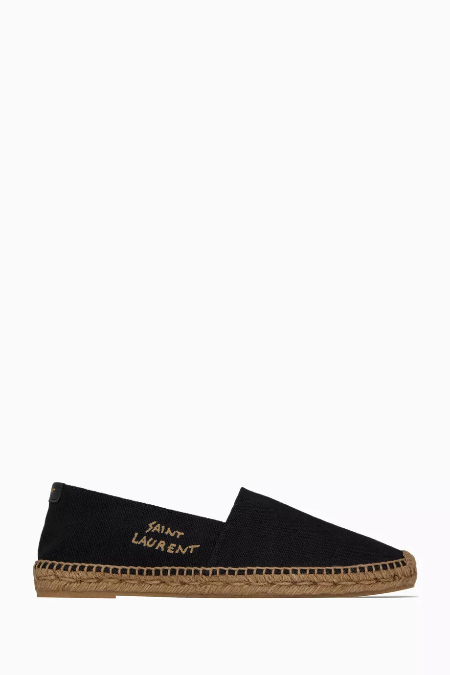Logo Embroidered Espadrilles in Canvas