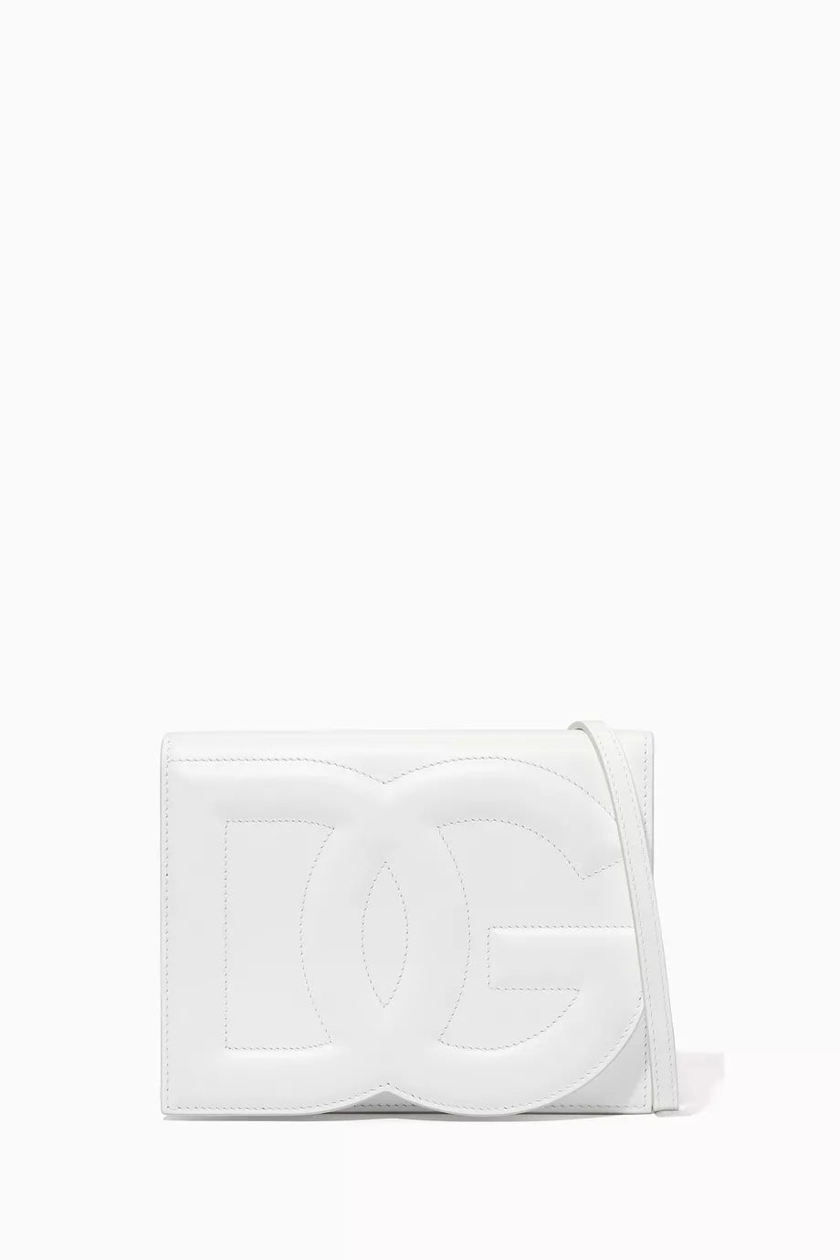 Logo Flap Shoulder Bag in Calfskin