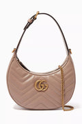 Mini GG Marmont Half-moon Bag
