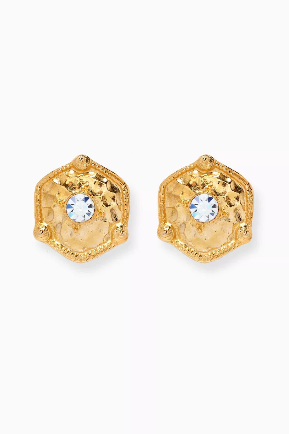 Rediscovered 1980s Vintage Clip Stud Earrings