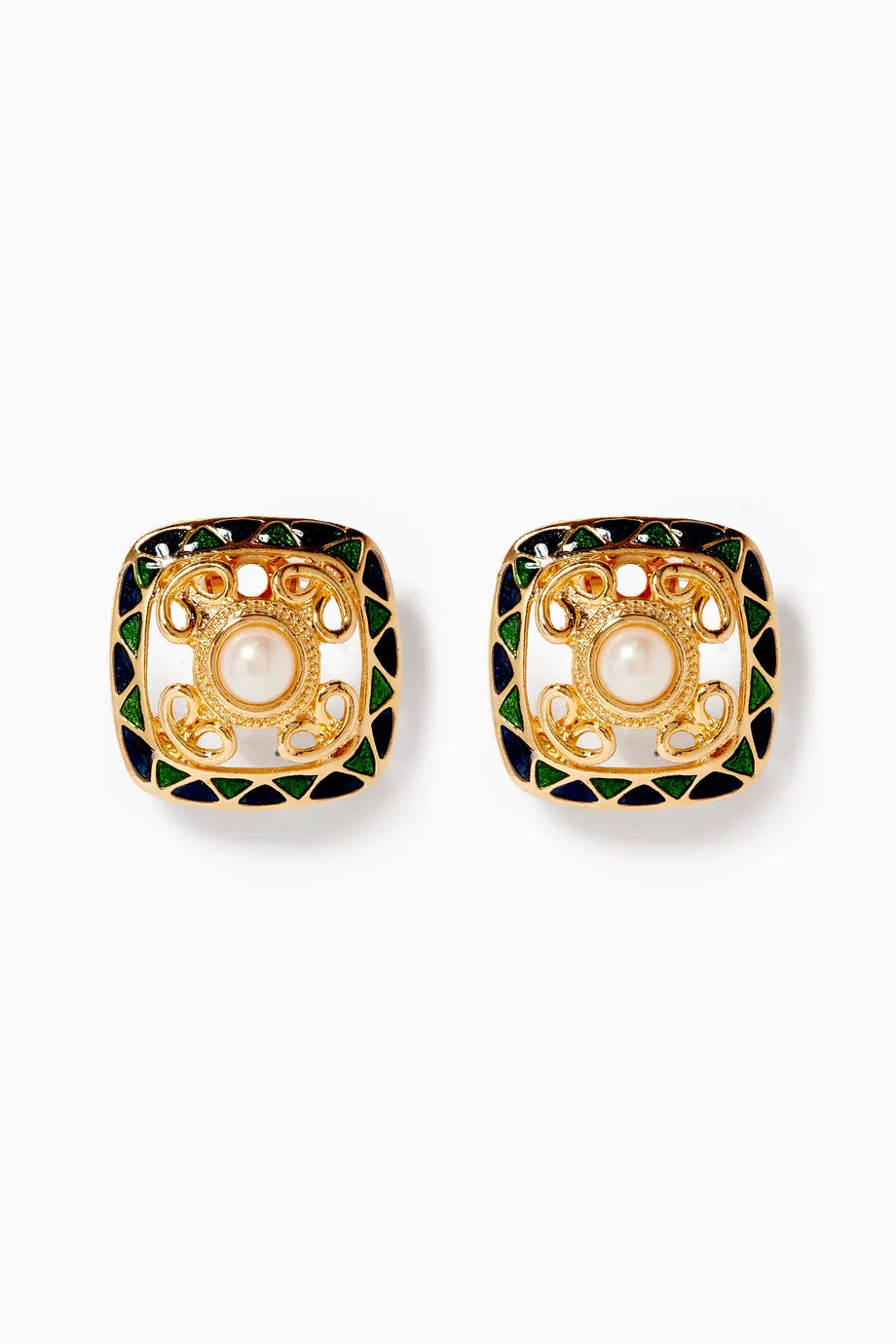 Rediscovered 1980s Vintage Clip Earrings