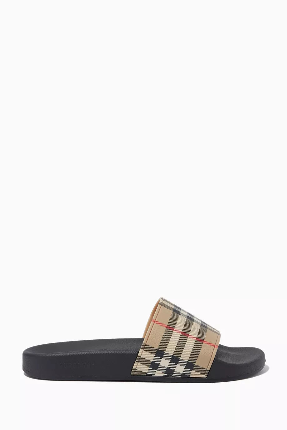 Furley Vintage Check Slides Rubber