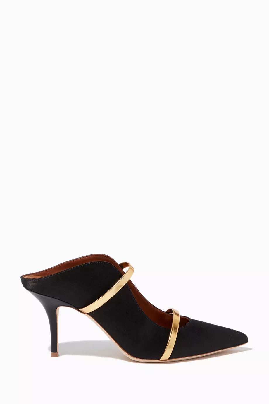 Maureen 70 Mules in Satin