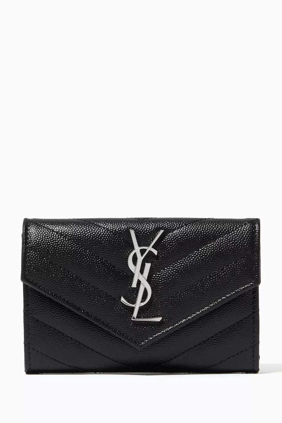 Cassandre Small Envelope Wallet in Matelassé Leather