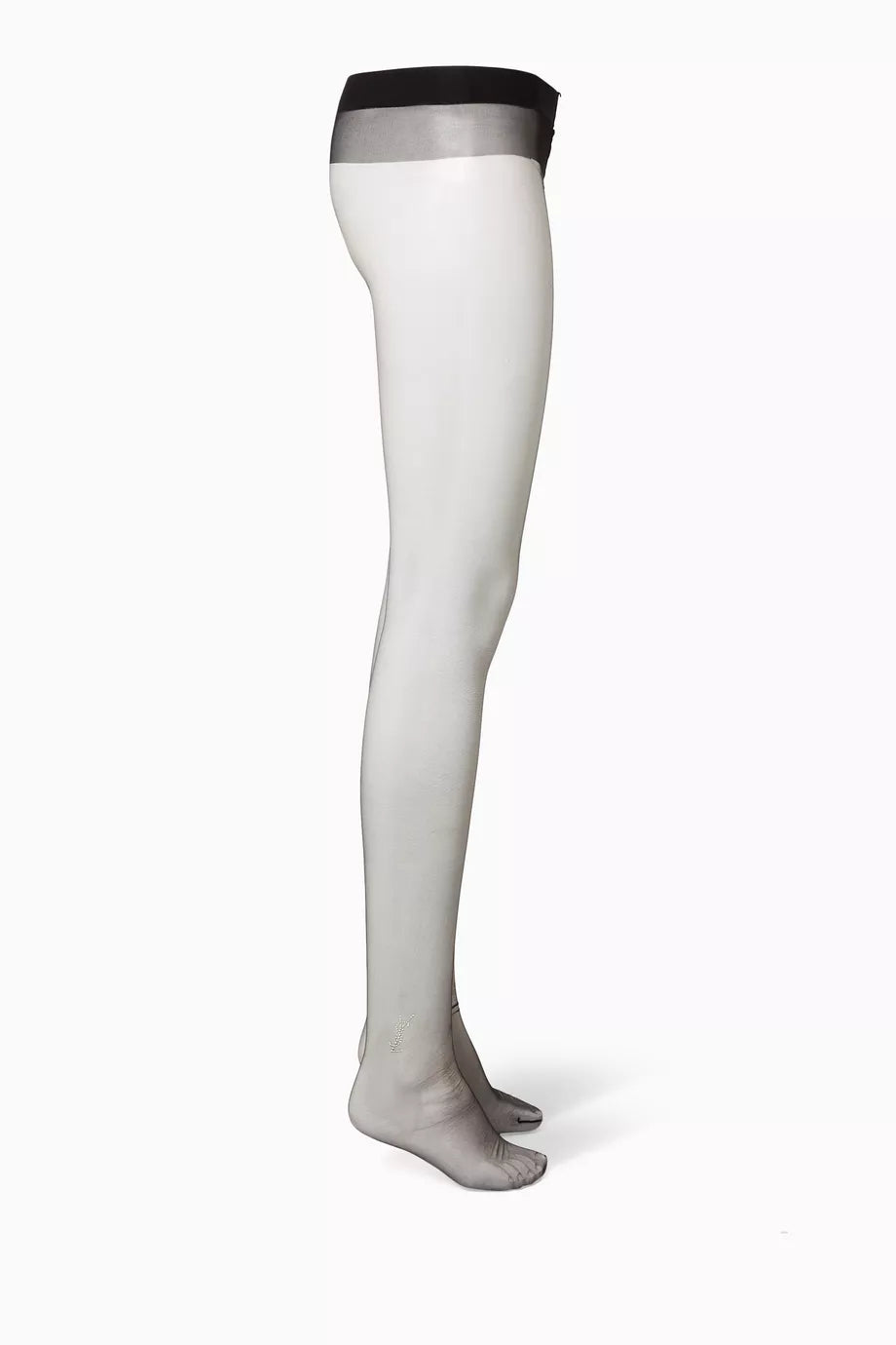 Embellished Logo Tights in Sheer Nylon