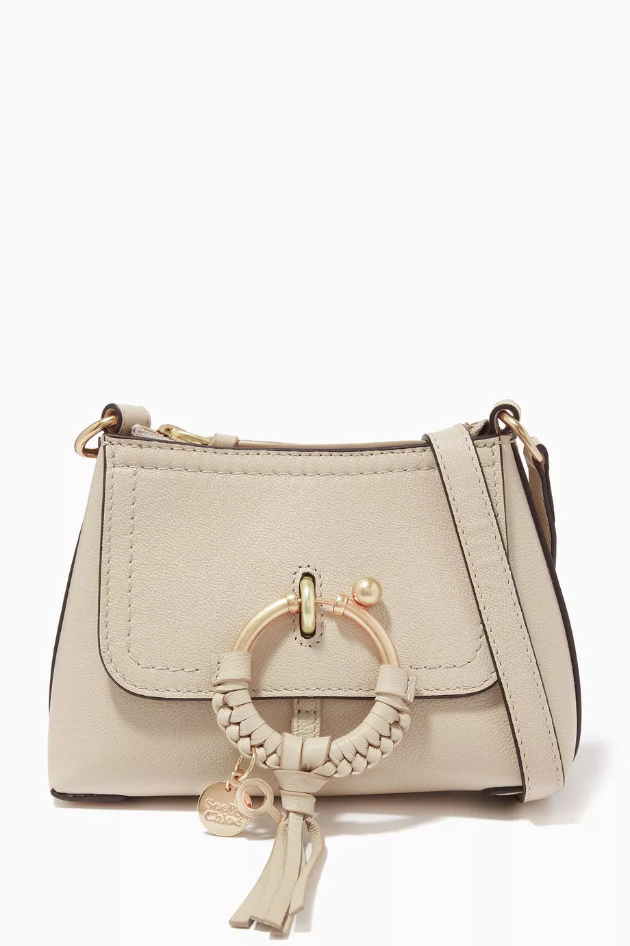 Mini Joan Crossbody Bag in Grained Calfskin
