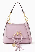 Mini Joan Crossbody Bag in Grained Calfskin