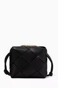 Mini Cassette Bag in Intreccio Leather