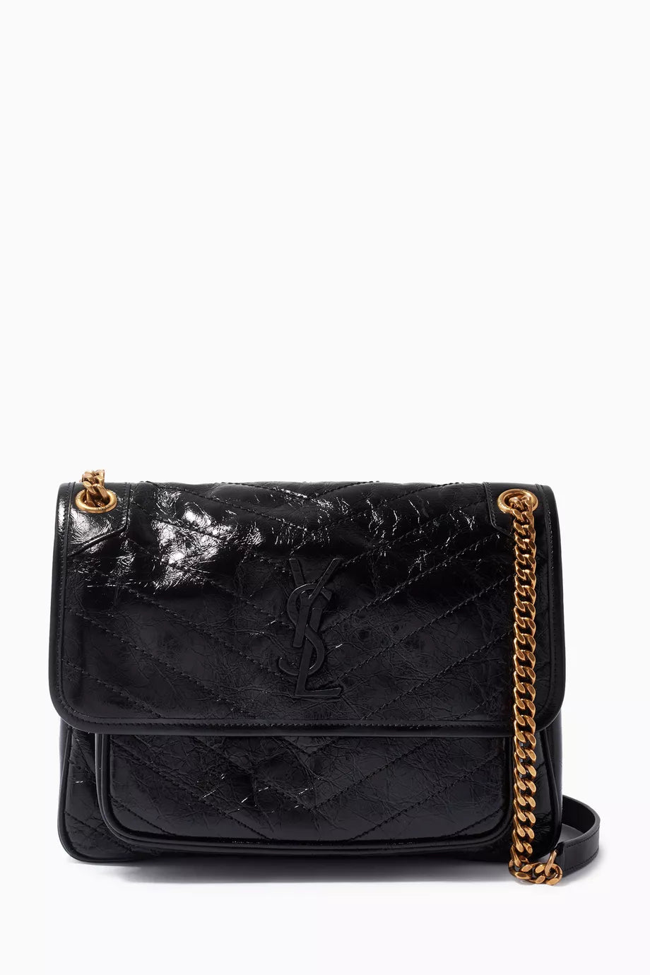 Medium Niki Bag in Crinkled Vintage Leather