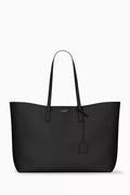 E/W Shopping Bag in Leather