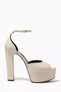 Jodie Platform Sandals in Leather