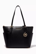 Jet Set Tote Bag in Saffiano Leather