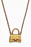 Bag Necklace in Brass