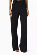 High-Rise Slit Pants