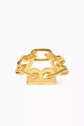 B Chain XXL Bracelet in Shiny Gold Brass