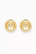 Logo Stud Earrings