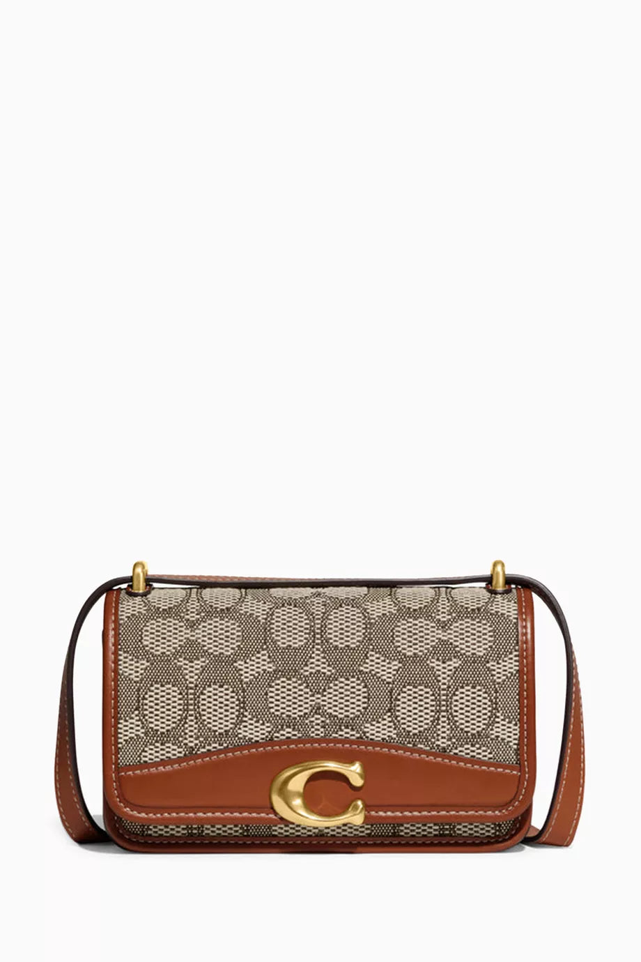 Bandit Signature-print Crossbody Bag in Jacquard & Leather