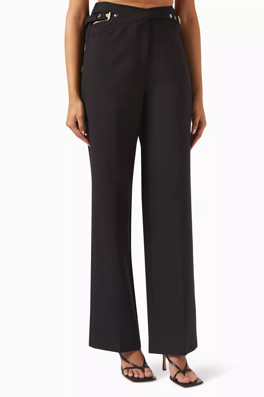 Interlock Pants in Wool-blend