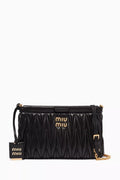 Crossbody Bag in Matelassé Nappa Leather