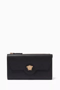 La Medusa Long Wallet in Leather