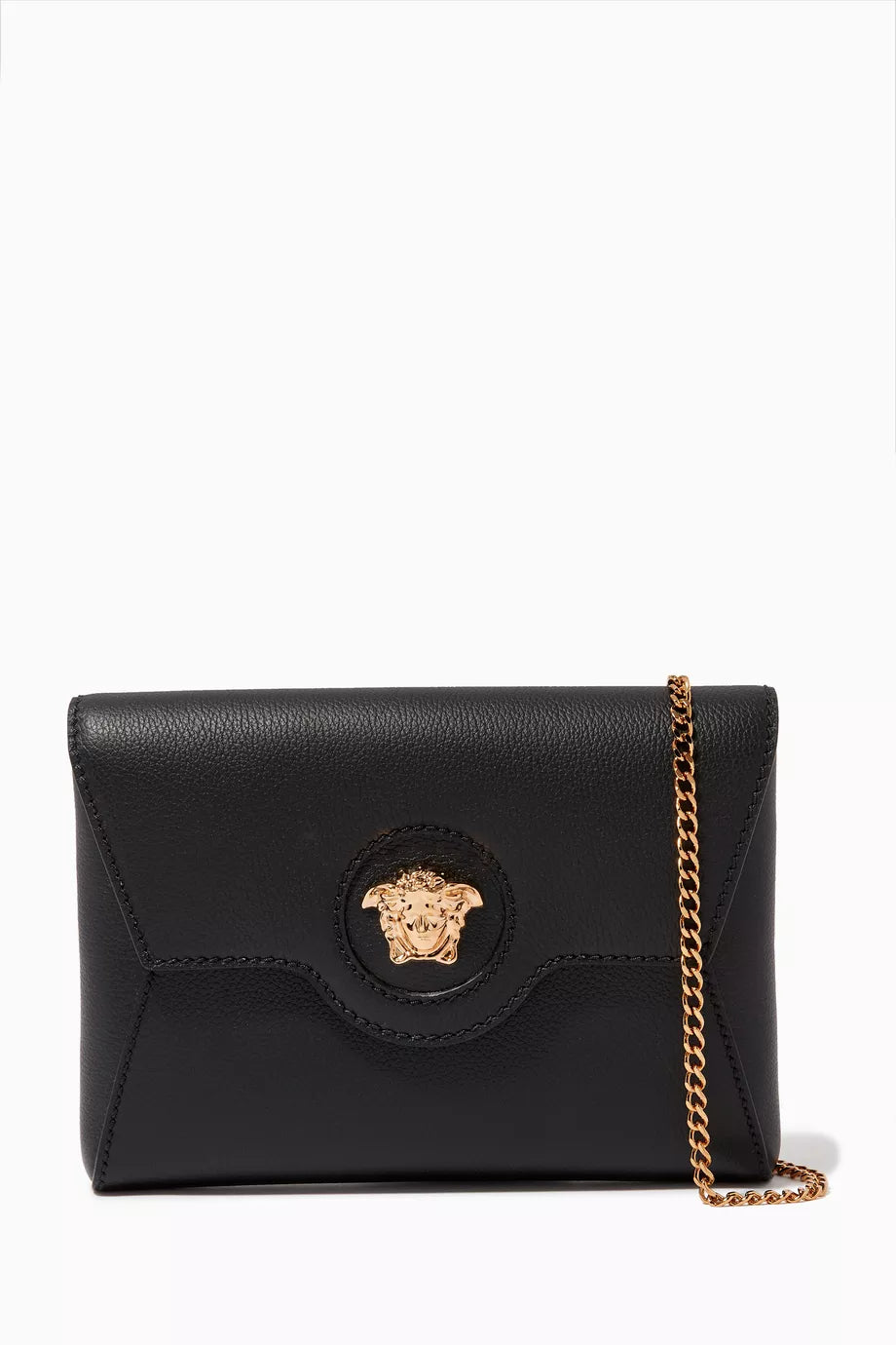 La Medusa Envelope Clutch in Leather