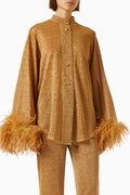 Lumiere Shirt in Metallic Nylon