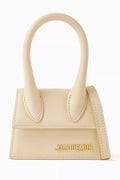 Le Chiquito Signature Mini Tote Bag in Smooth Leather
