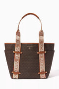 Large Maeve Tote Bag in Logo Canvas