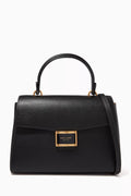 Medium Katy Top Handle Bag in Leather
