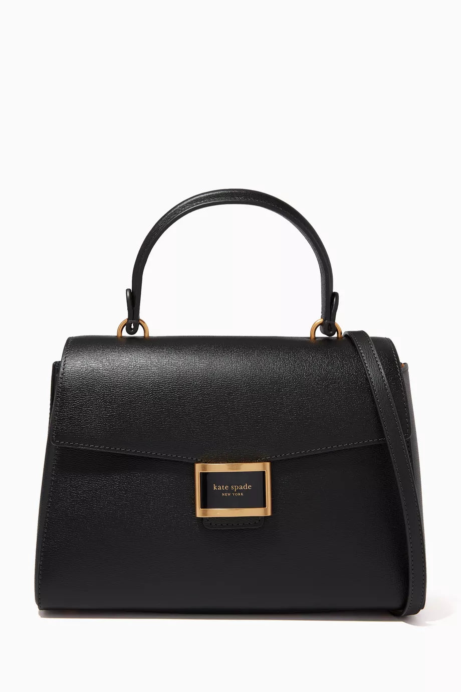 Medium Katy Top Handle Bag in Leather