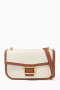 Katy Shoulder Bag in Textured Leather
