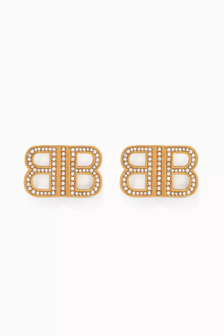 BB 2.0 XS Rhinestones Earrings in Brass