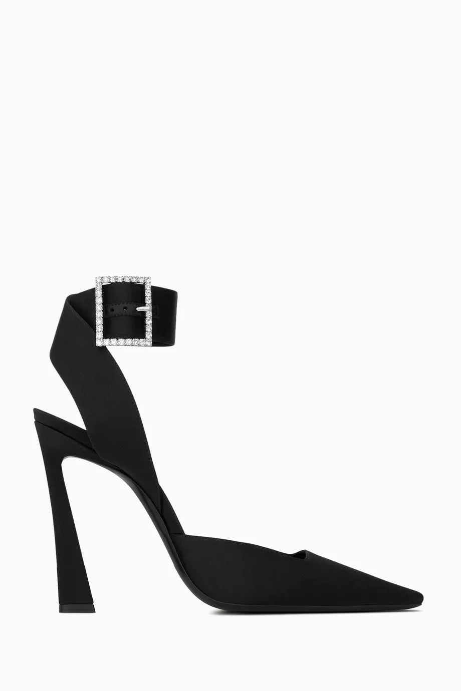 Fanny 110 Slingback Pumps in Crepe Satin