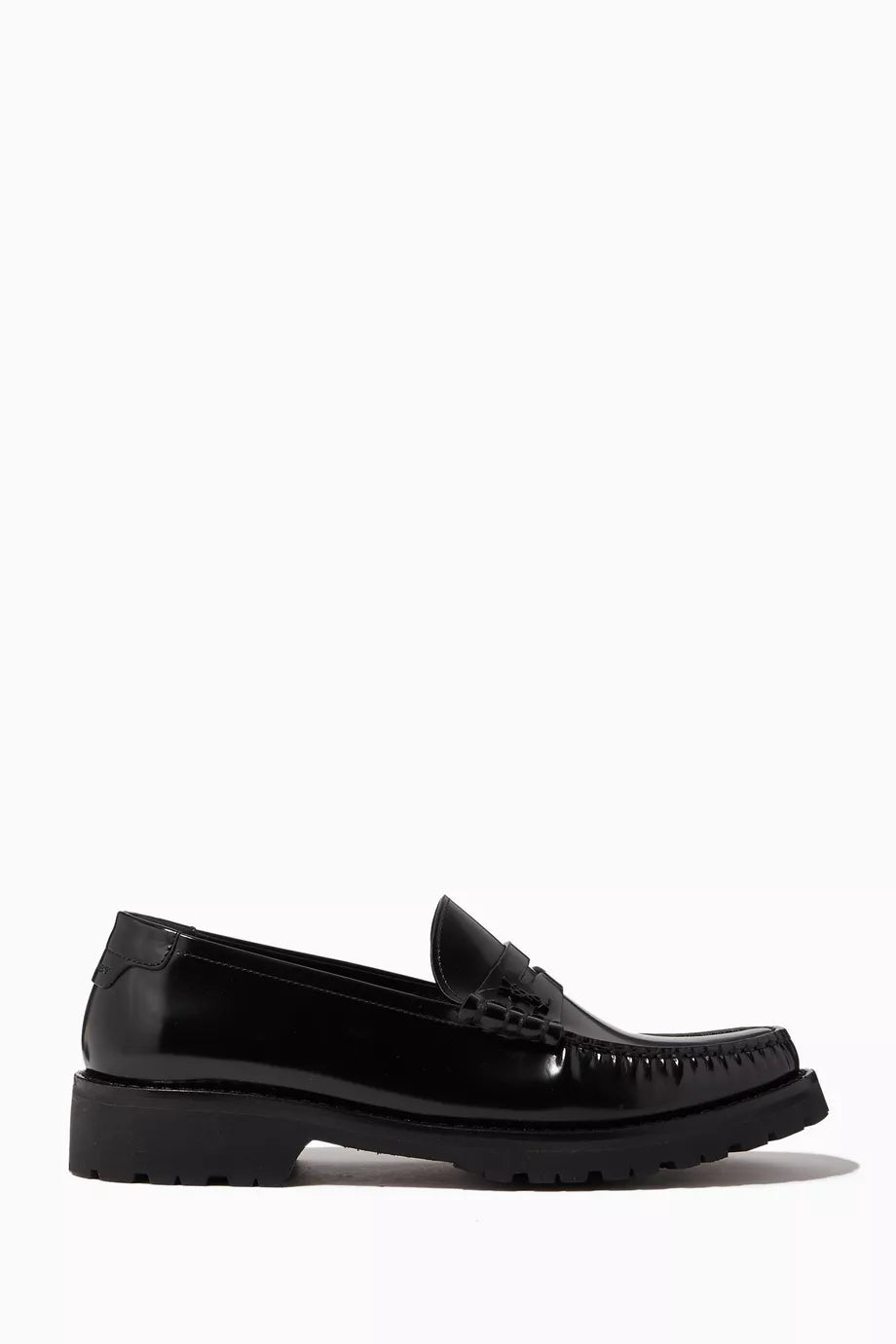 Le Loafer Monogram Penny Slippers in Smooth-leather